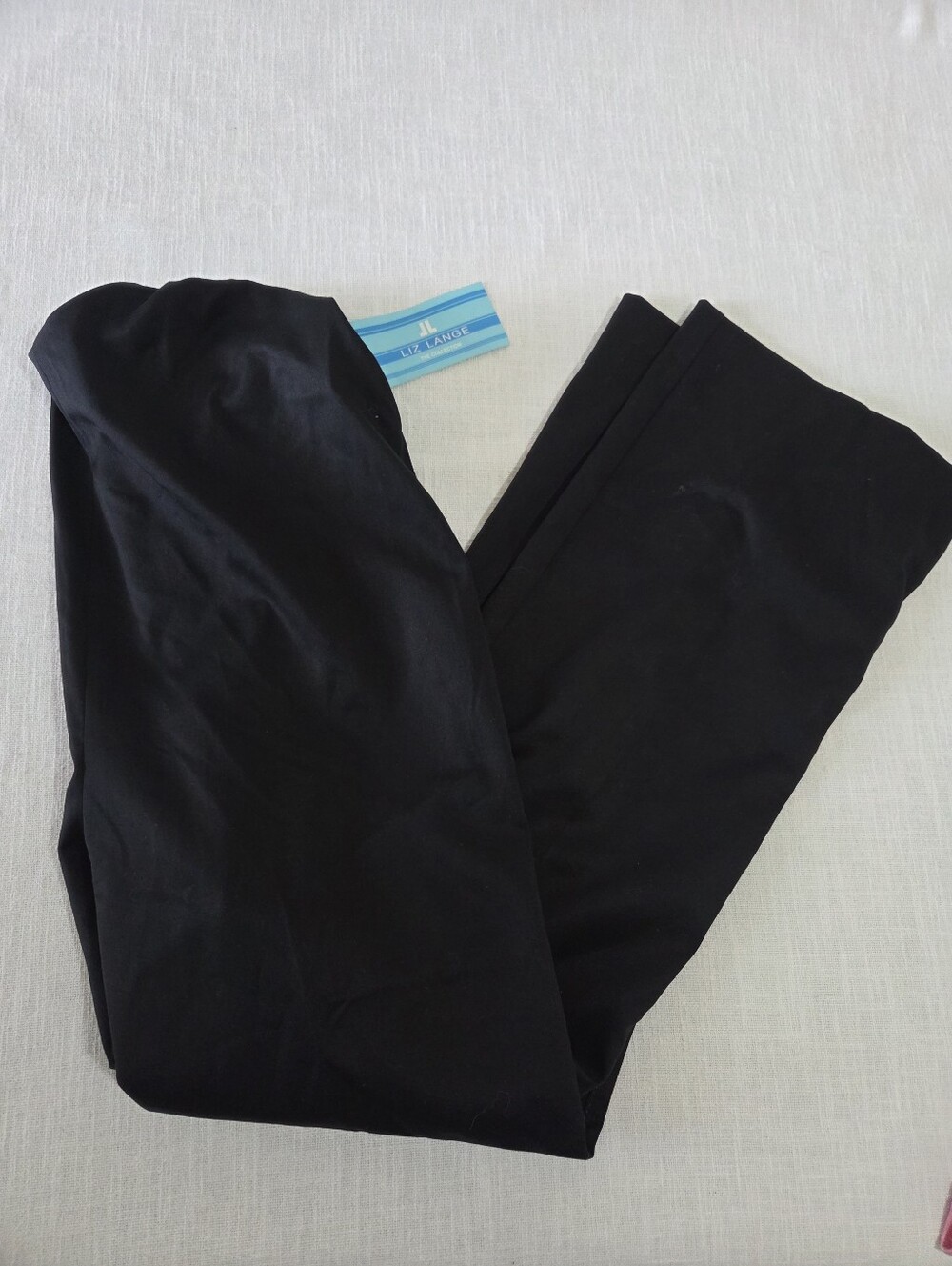 NWT Liz Lange Black Maternity Dress Pants The Collection Size 2